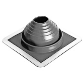 Проходка Комби Master Flash №4 диаметром 75-160 мм, 280х280 мм, серый, EPDM