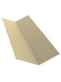 Планка верхней ендовы 115x30x115 Grand Line с покрытием Полиэстер 0,45 мм RAL 1015