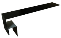 Планка околооконная сложная 200x50x18 (j-фаска) Grand Line с покрытием PurLite Matt 0,5 мм RAL 9005