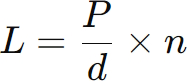 Формула расчёта количества поперечных лаг